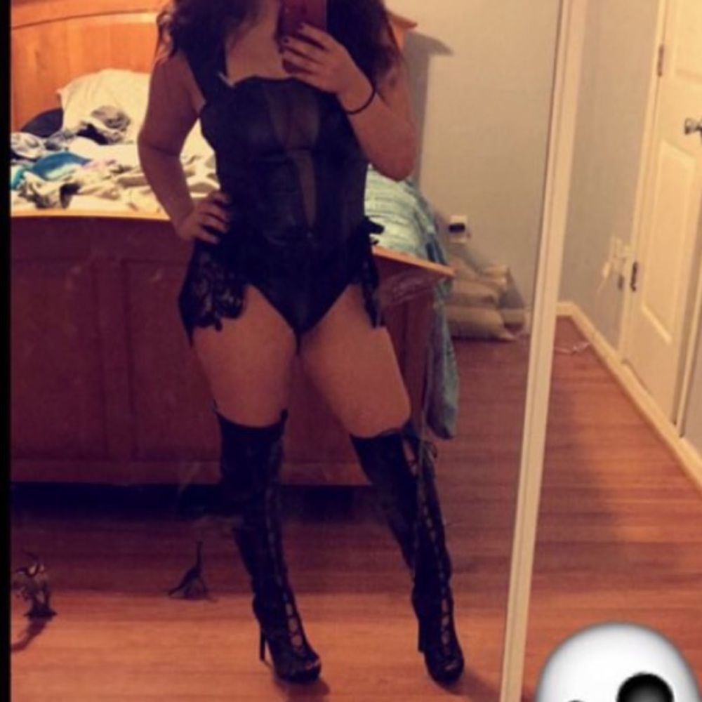 Black Lace lingerie / costume